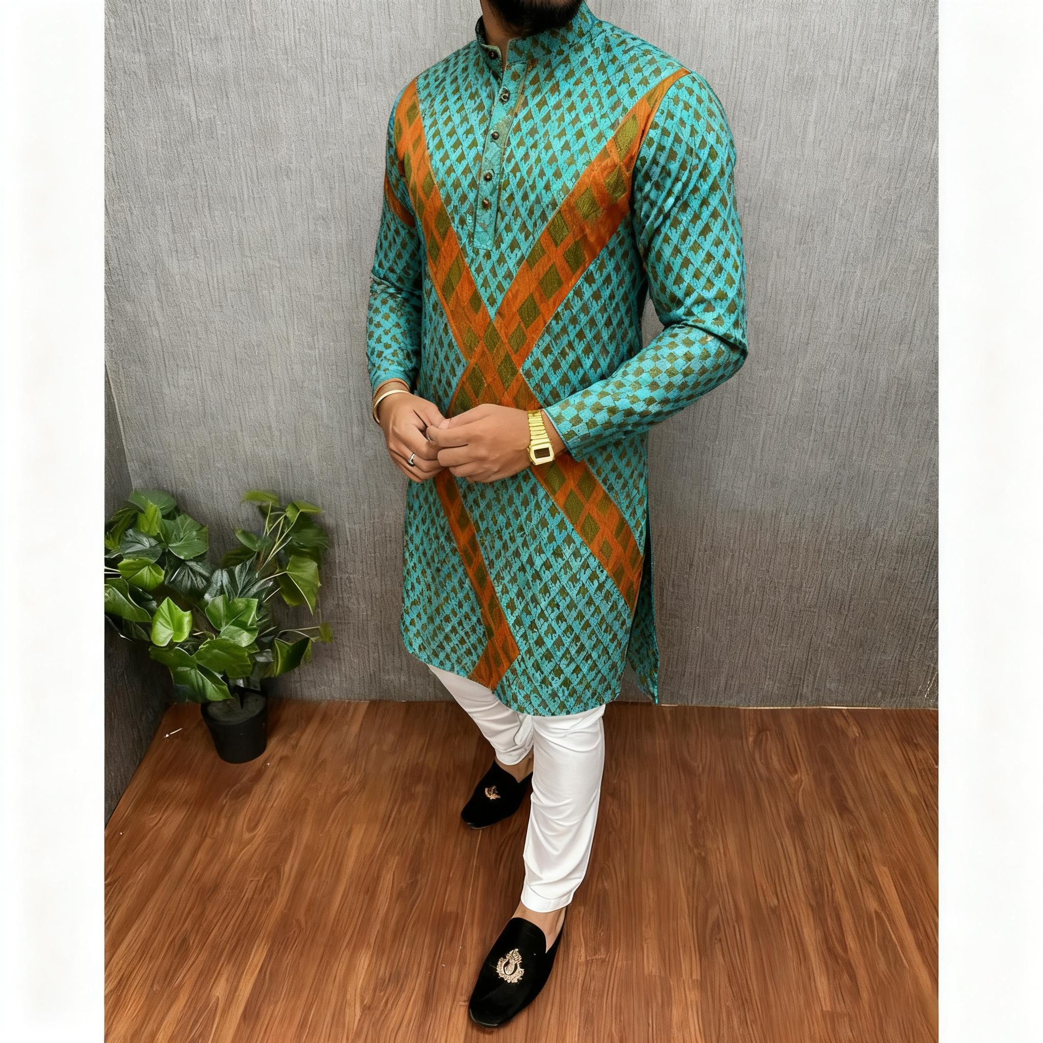 Caftan musulman dubaï pour hommes, manches longues, Style ethnique, col montant, vêtements arabes, Gandoura, Marocaine, 2026