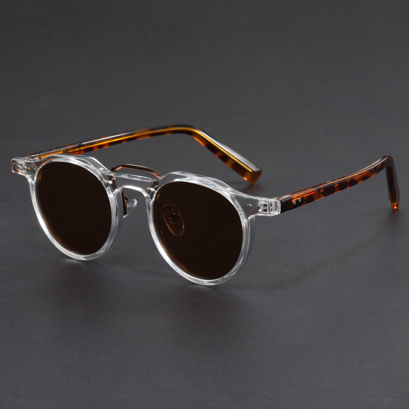 Lunettes de soleil rondes de petite taille, style hip-hop punk, personnalisées, tendance, pour femmes et hommes, produit tendance de haute qualité 2025, lunettes populaires