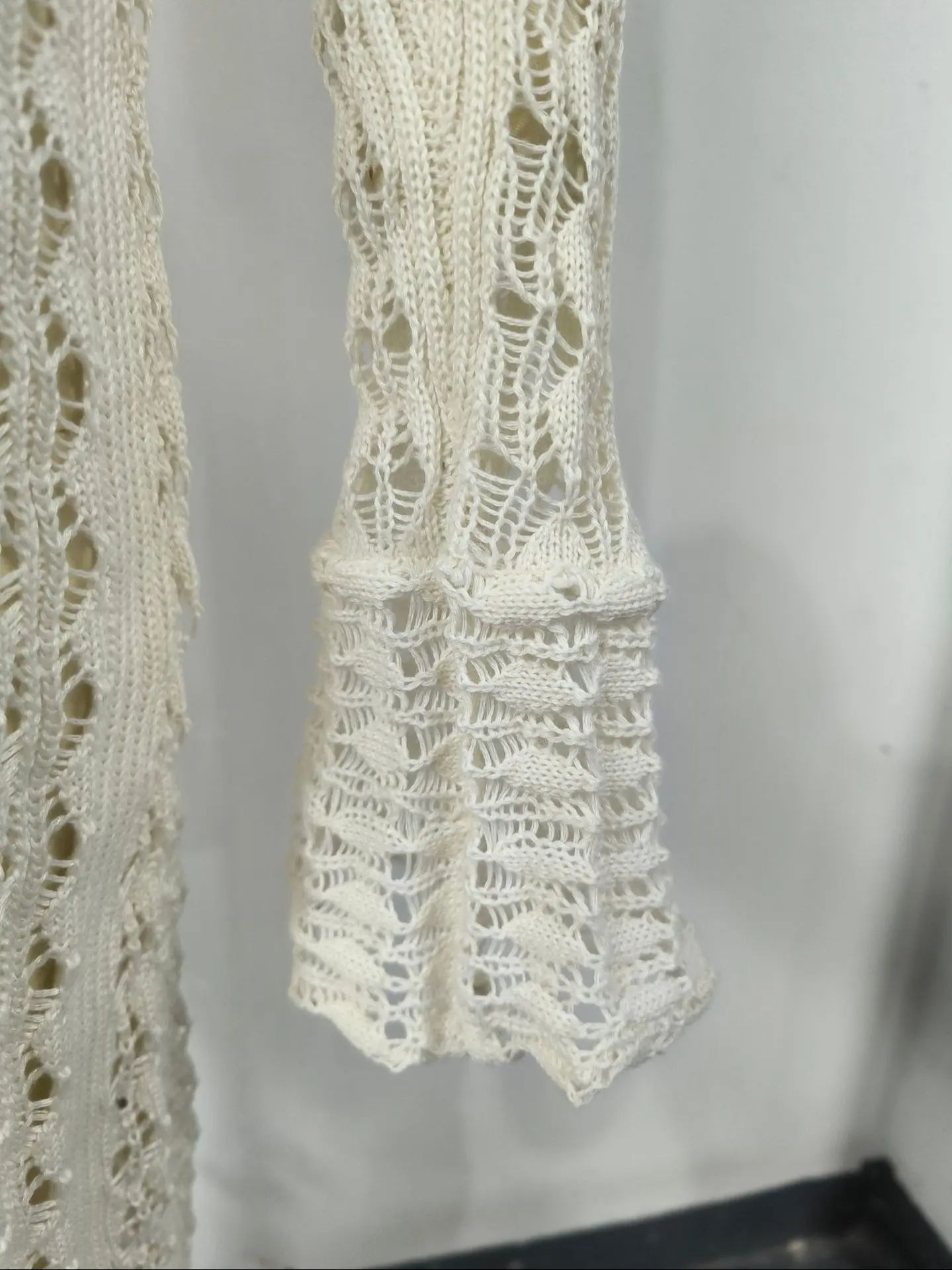 Robe pull longue à boutonnage creux pour femmes, robes de soirée d'été, robe de plage de vacances élégante, robe maxi fendue mince, robe de vacances éducative
