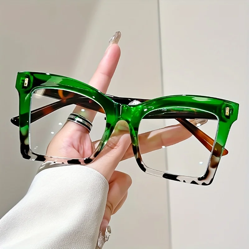 Lunettes de lecture pour femmes et hommes, nouveau Style, mode hommes, lunettes de Prescription carrées surdimensionnées, grand cadre, Anti-bleu, presbytie, 2025