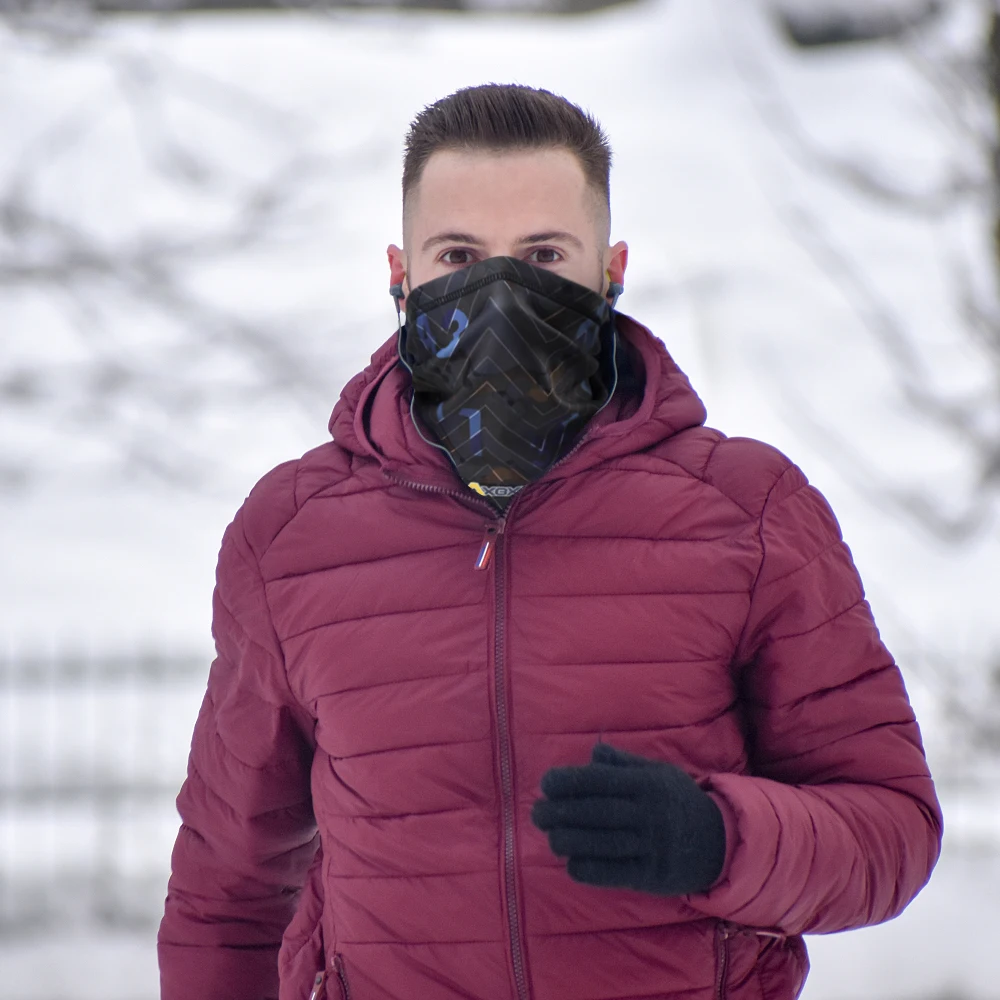 Écharpe thermique en polaire pour hommes et femmes, cache-cou, Bandana chaud, demi-visage,snood foulard Snowboard,Écharpe de randonnée , masque facial ,bandeau à la mode