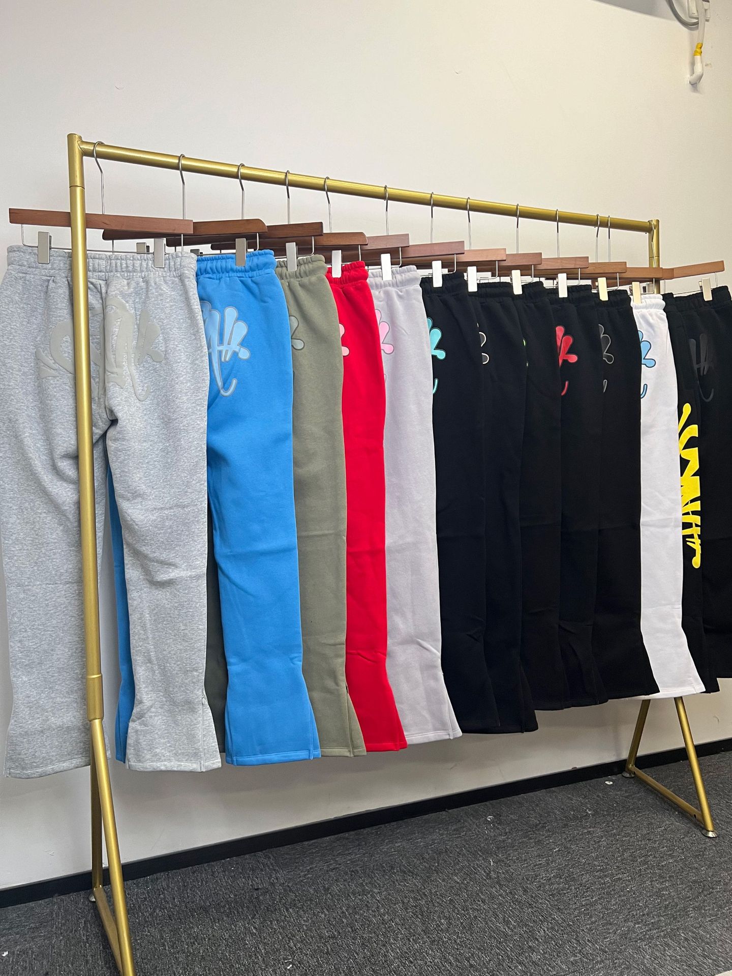 Ensemble de survêtement Synaworld tendance, hauts et pantalons longs en coton, automne-hiver, hip-hop, unisexe, sweat-shirt à capuche, pantalon de sport pour hommes et femmes