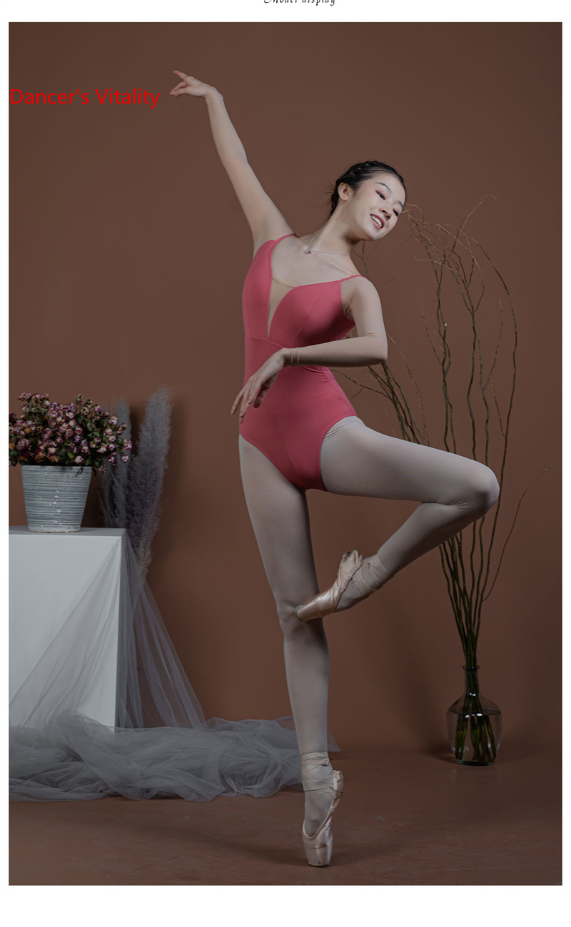 Justaucorps de danse de Ballet, costume de gymnastique pour femmes, examen d'art, costume de pratique de danse, corps Sabin, tenue de justaucorps de Yoga aérien