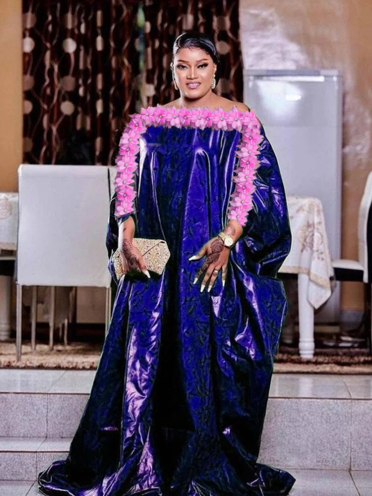 Robes Africaines Élégantes pour Femmes, Luxueuses Robes sulfBazin, Parfaites pour les Fêtes, Déclaration de Mode Confortable