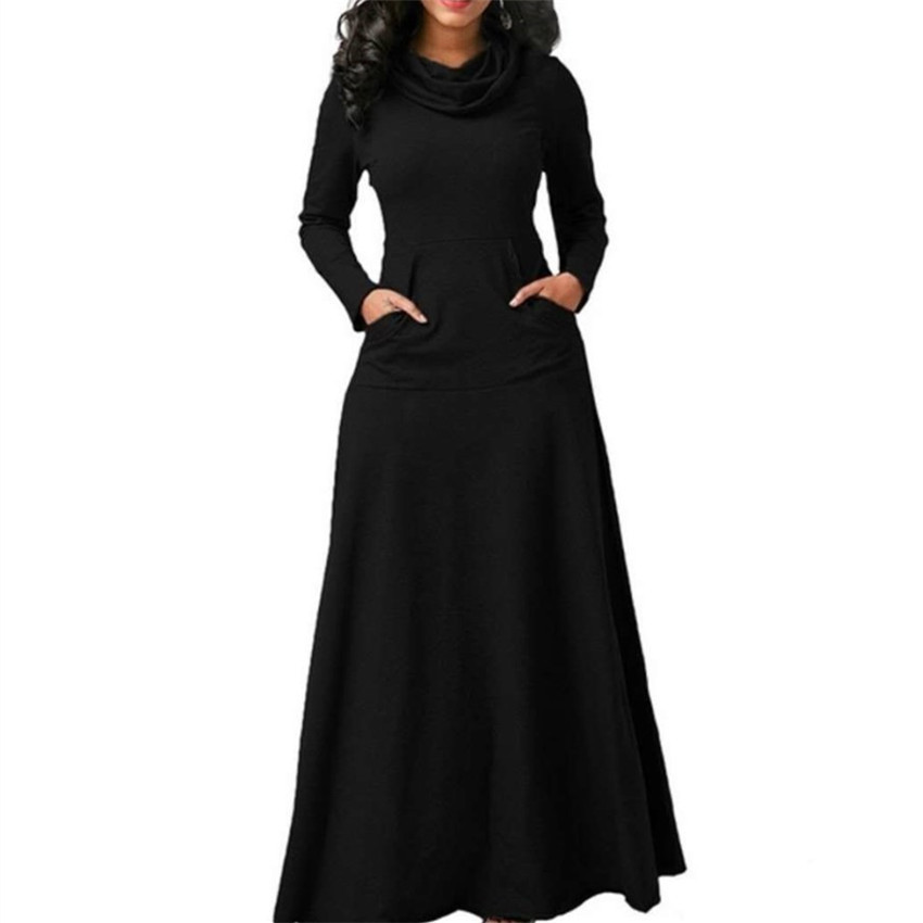 2025 Robe Femme Lâche Hiver Épissé ​ ​ Écharpe avec grandes poches, manches longues, jupe élégante, Abendkleider Fiesta Vestidos Mujer