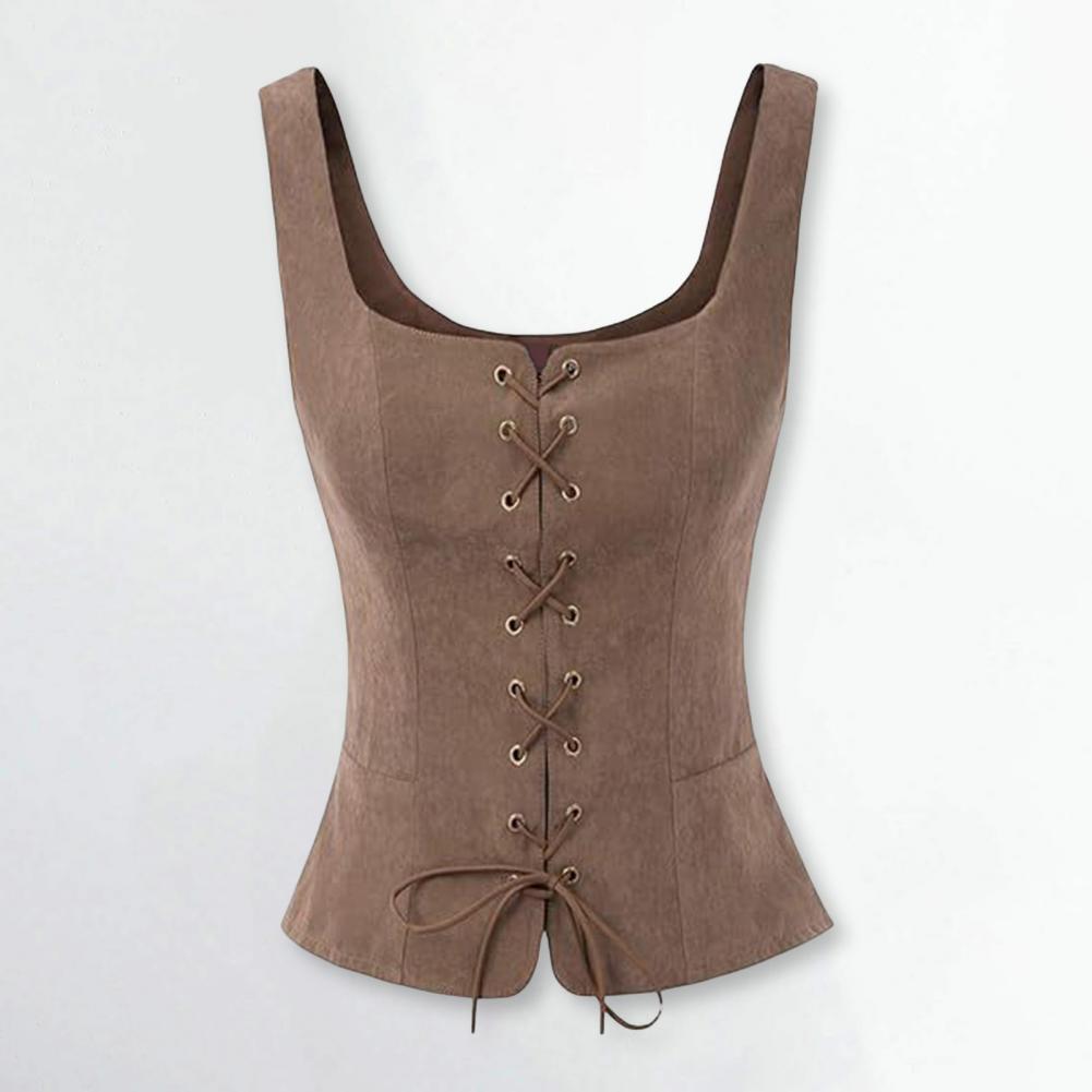 Gilet Vintage pour femmes, Style médiéval Renaissance, Corset Pirate, haut, Costume de spectacle de Cosplay d'halloween