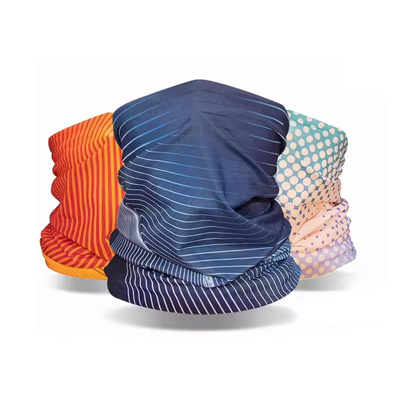 Écharpe de montagne en soie glacée, masque facial de protection solaire, bandana unisexe pour la pêche et le cyclisme en extérieur