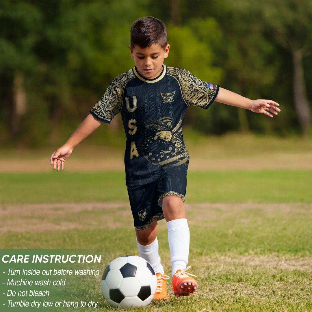 Maillot de football américain 2026 pour hommes, femmes et enfants – Maillot de l'équipe de football des États-Unis – T-shirt de sport d'été pour hommes – Vêtement Y2K pour femme ﻿