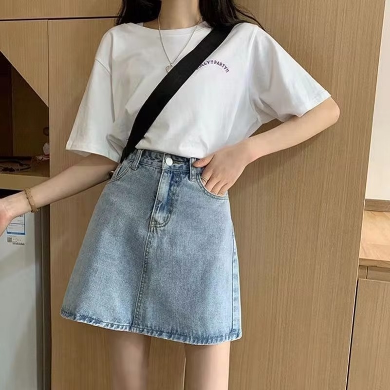 Été Denim jupe courte pour femmes haute Wiast Sexy sac serré jupes de hanche dame coupe ajustée Y2K femme jupes en jean court DURIKIES