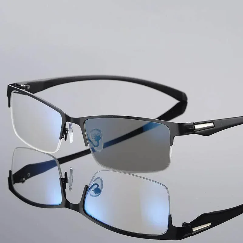 Lunettes de lecture photochromiques à couleur changeante pour hommes, lunettes de vue lointaine, haute définition, presbytie intelligente