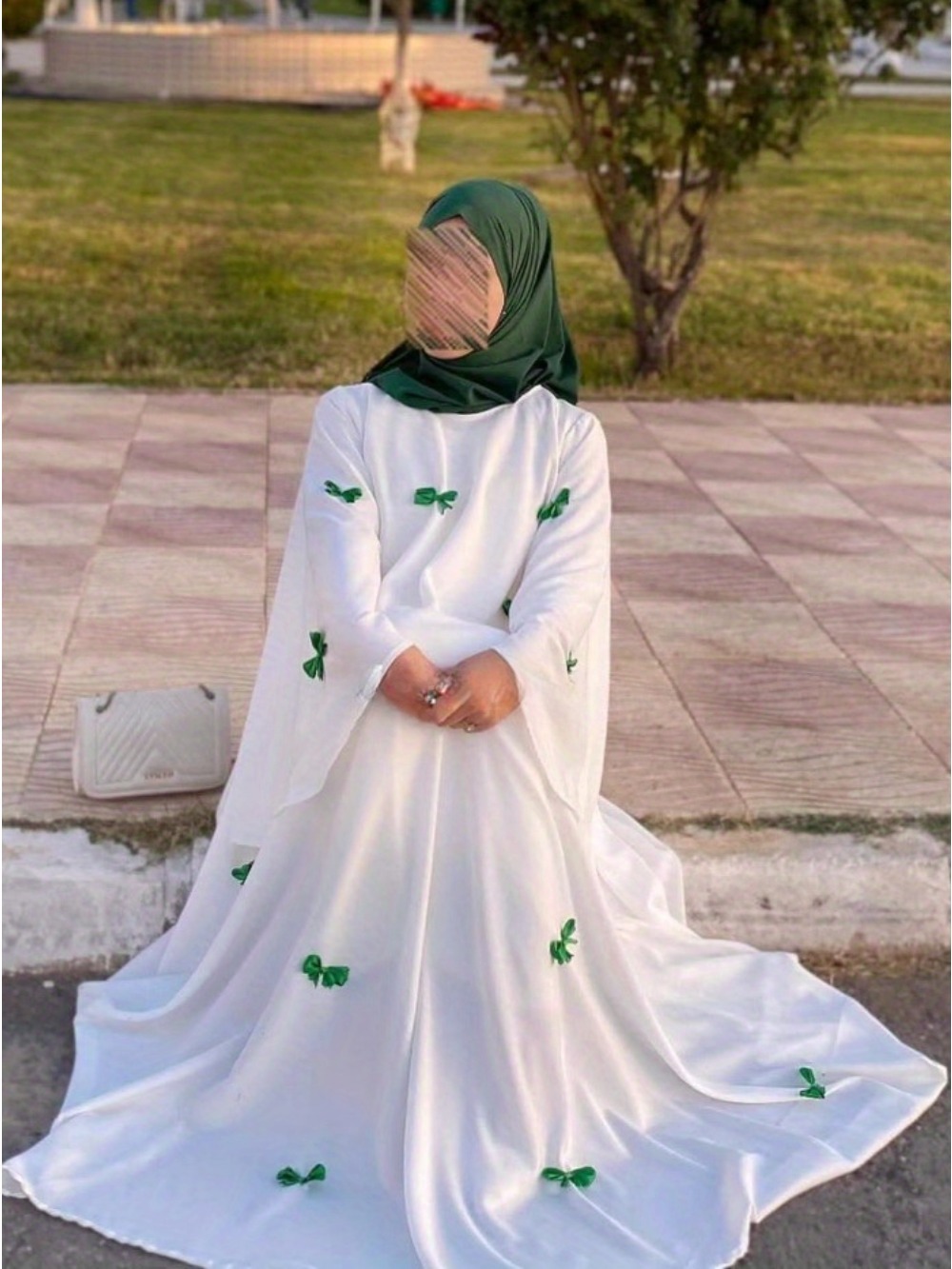 Femmes Robe musulmane Abaya pour Eid arabe arc manches évasées longue Robe Jalabiya Ramadan dubaï Abayas caftan robes maroc robes