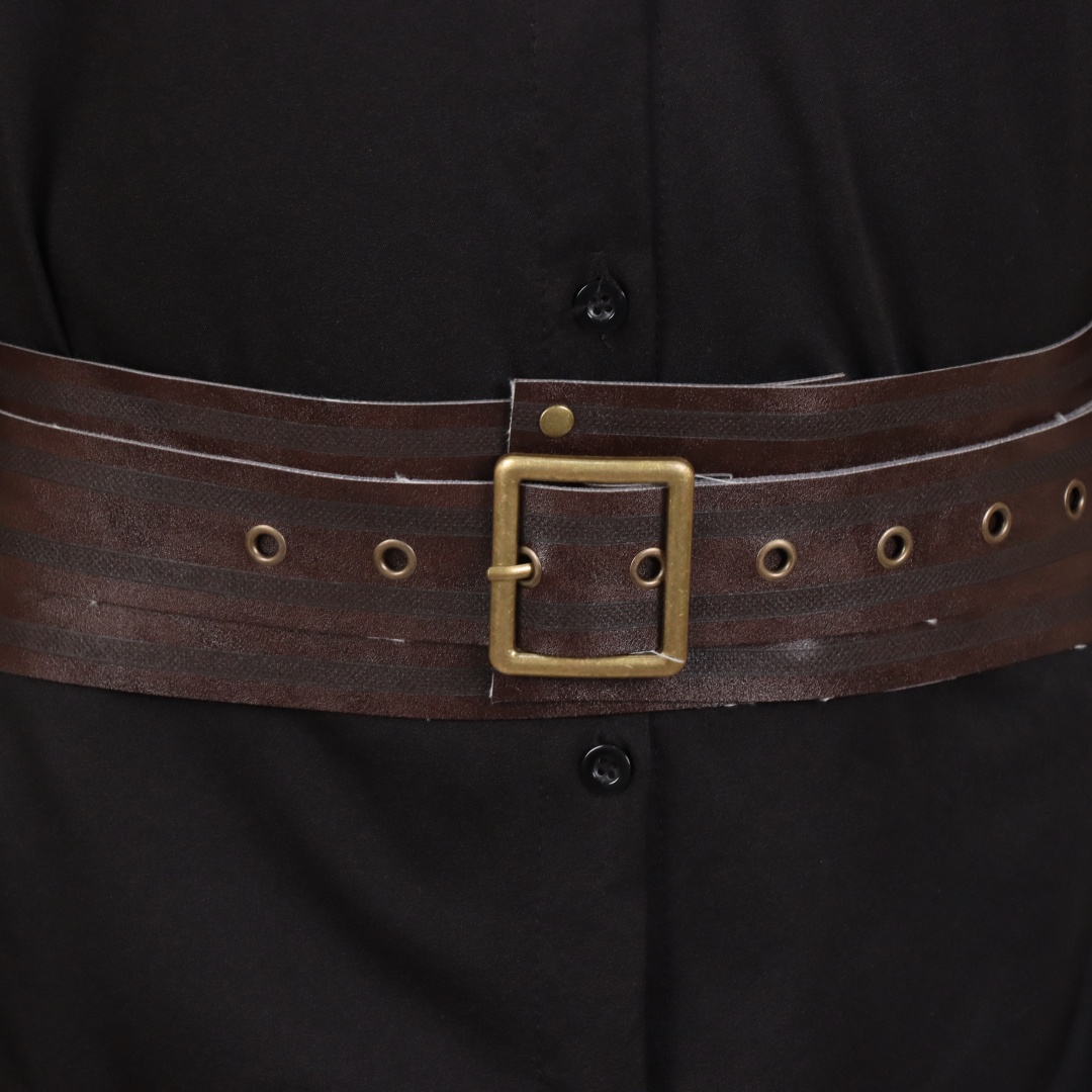 Ceinture large pour femme en cuir PU gothique, style corset sous-poitrine, couleur unie, réglable, accessoire vestimentaire