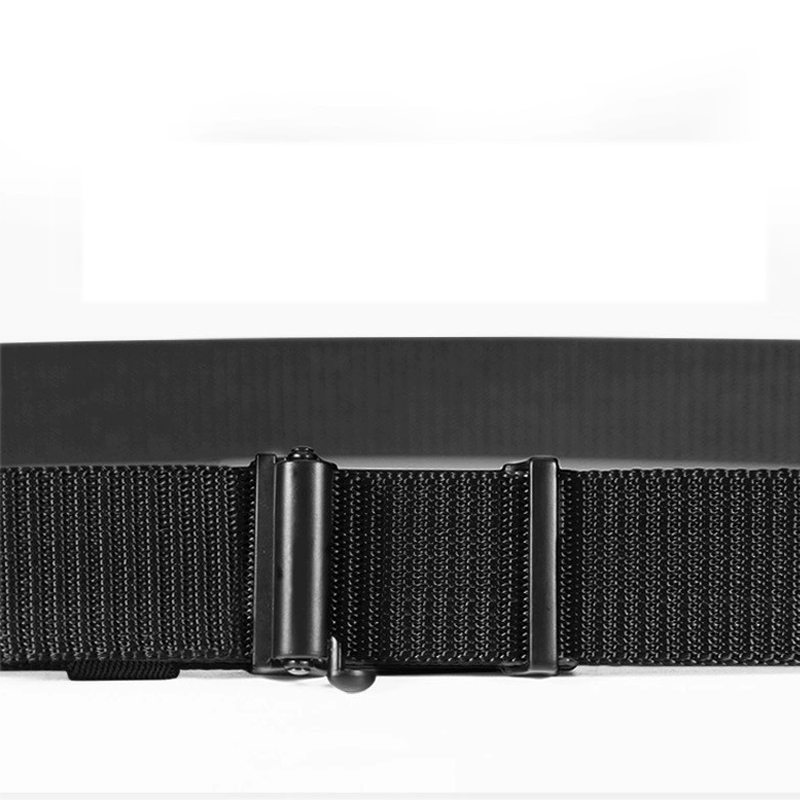 Ceinture en Nylon pour hommes, décontractée, toile tissée, respirante, boucle automatique, sangle de sport de plein air, ceinture en jean à la mode