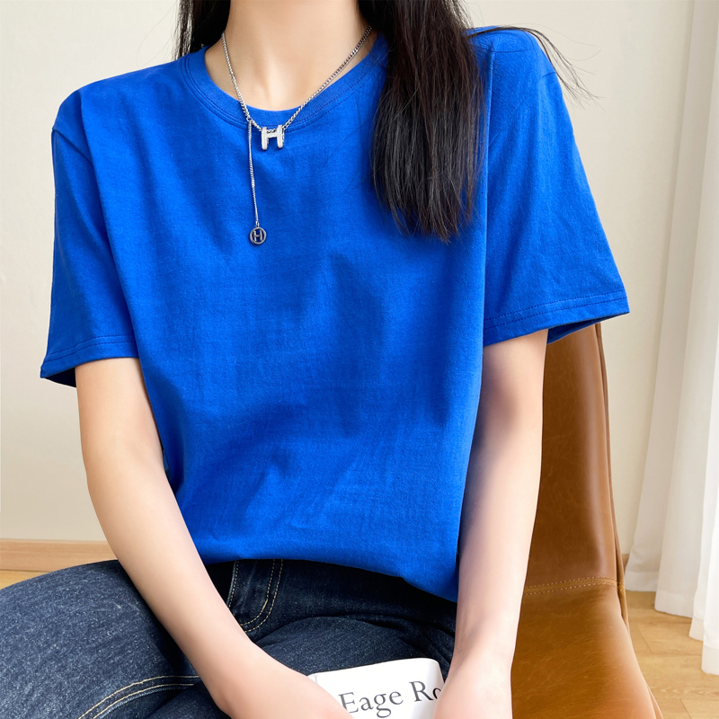 T-shirts pour femmes 2026 – Hauts décontractés en coton à manches courtes et col rond, style Harajuku coréen, pour l'été