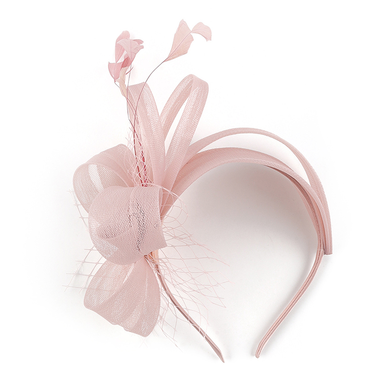 Bandeau de sauna à plumes pour la mariée, Fascinateur floral rétro, grande pince à cheveux pour cocktail, fête de mariage, décoration de chapeau pour patients, vêtements de sauna pour dames