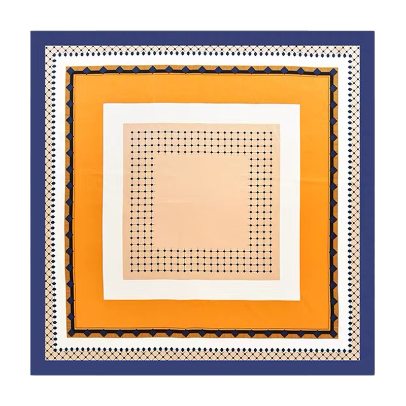 Foulard carré multifonctionnel en Satin pour femmes, 100% soie de mûrier, 53x53cm, bandeau, ruban pour cheveux, foulard Bandana