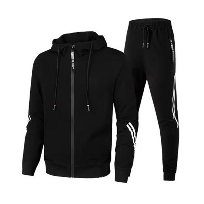 Ensemble Homme : Sweat à Capuche et Survêtement à Manches Longues de Haute Qualité – Tenue Sportive Décontractée pour l'Extérieur et le Quotidien 2025