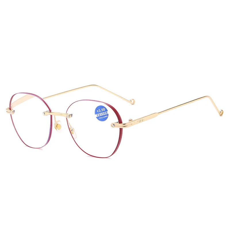 Nouveau dégradé lunettes de lecture unisexe femmes Anti rayon bleu presbytie lunettes de soleil dames PC lentille cadre hypermétropie sans cadre lunettes