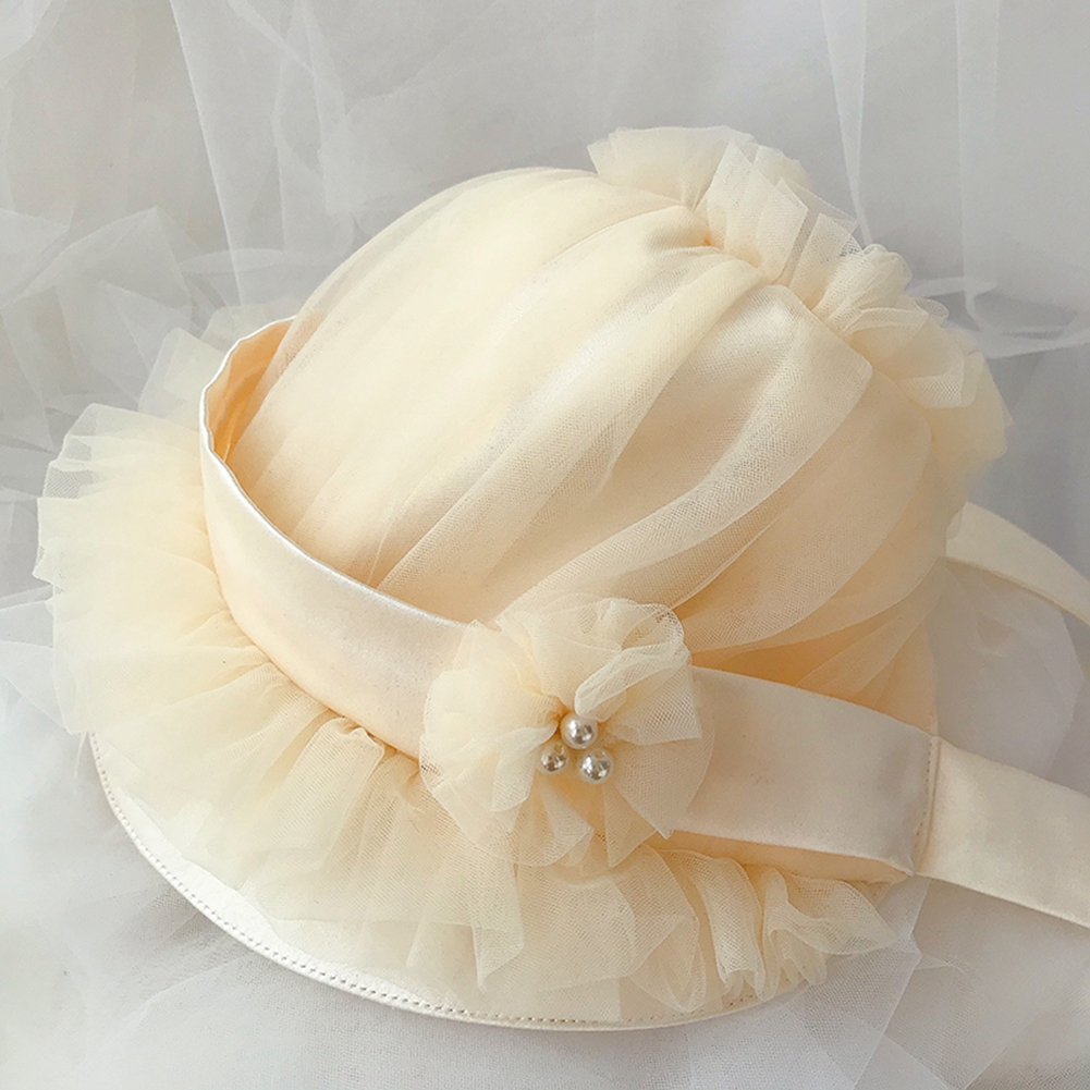 Bonnet élégant Vintage Lolita victorien dentelle volants chapeau Cosplay accessoires