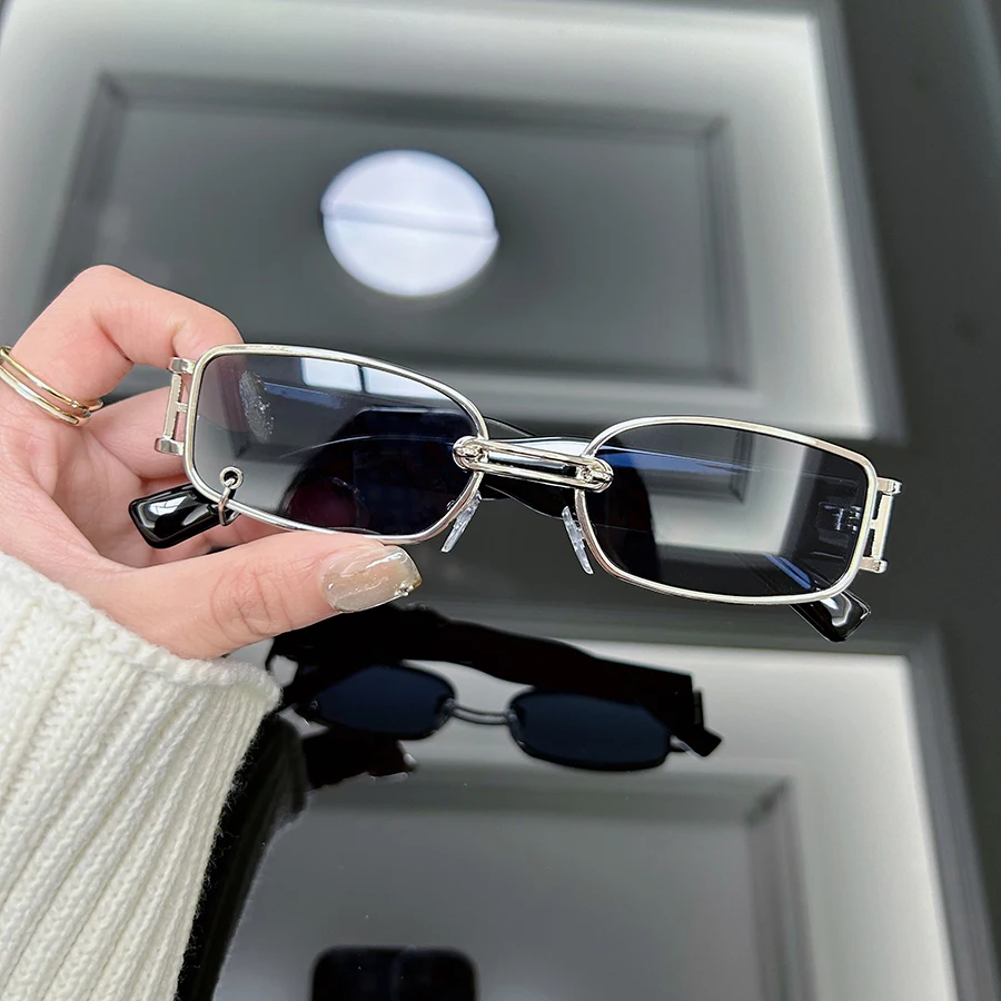Lunettes de soleil carrées de luxe pour femmes, lunettes de soleil de créateur de marque, mode féminine, vintage, Gogfordden
