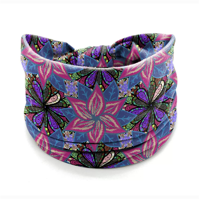 Bandeaux de sauna en coton large torsadé bohème pour femmes, enveloppement de sauna, turban, vêtements de sauna, bandeaux bandana, accessoires pour cheveux