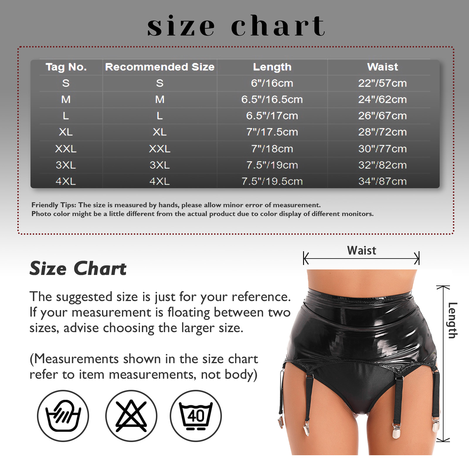 Porte-jarretelles en cuir verni pour femme avec clips en métal, porte-jarretelles, pôle de fête, lingerie sexy