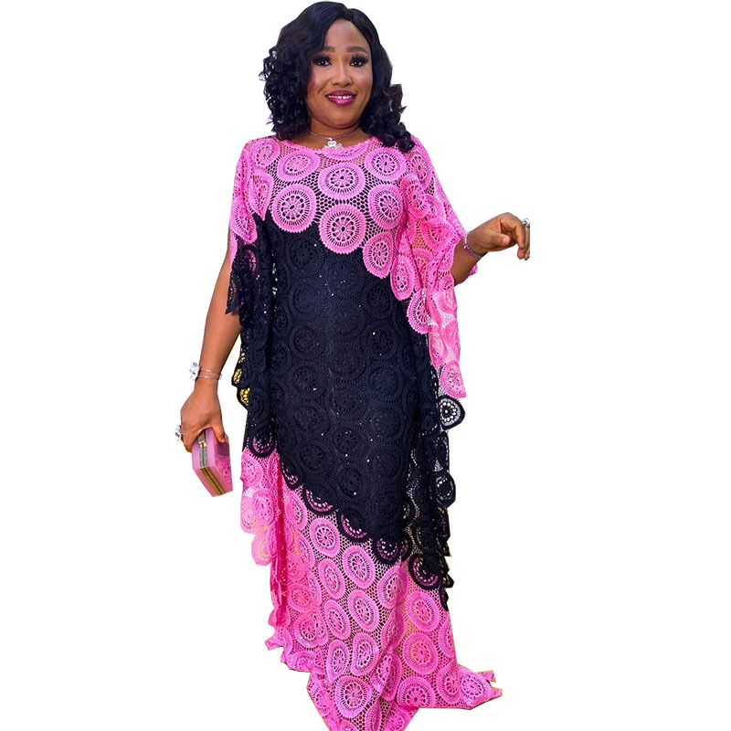 Robe de soirée africaine en dentelle pour femmes, vêtements africains élégants, mode musulmane, abayas, dashiki, caftan, longue, maxi, nouvelle collection 2023