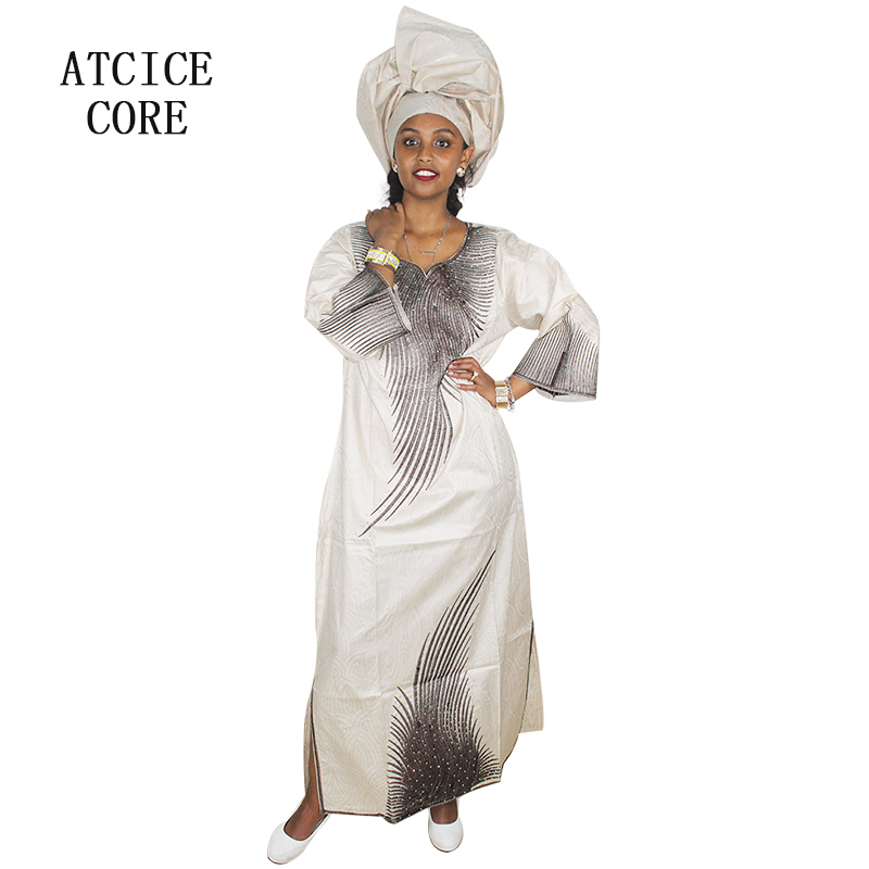 Tenue africaine pour femmes Abaya broderie grande taille robe d'église de fête élégante
