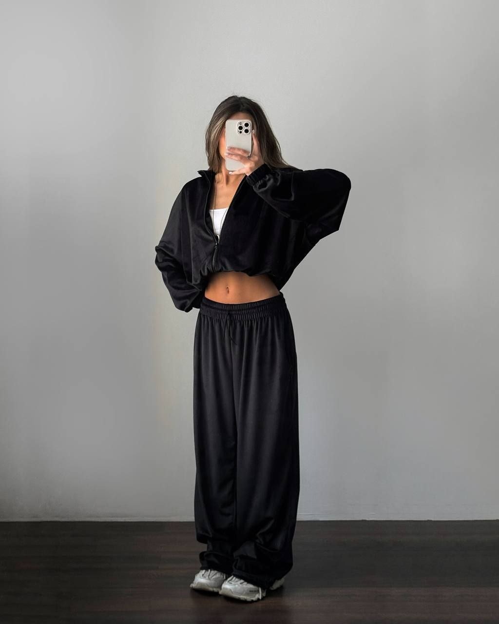 Nouvel ensemble décontracté pour femmes : cardigan zippé à manches longues de couleur unie, pantalon de sport ajusté, pantalon long, vêtements pour femmes