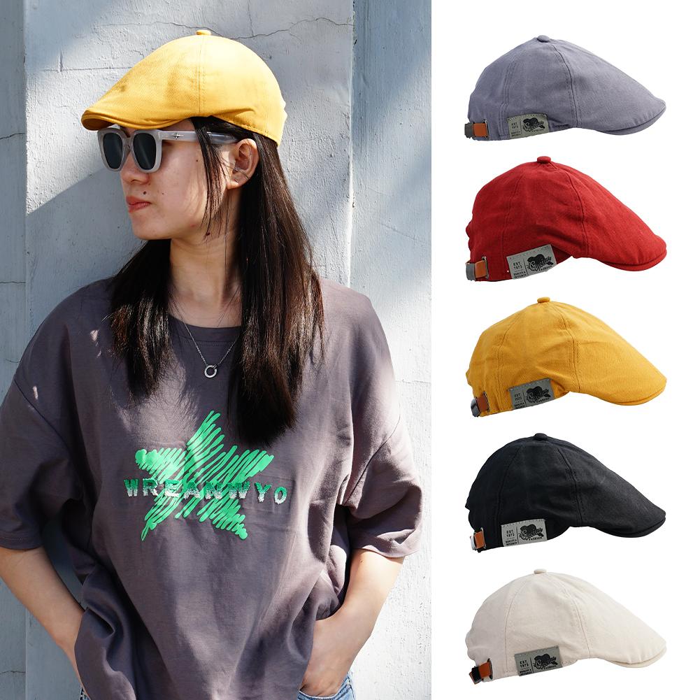 Béret style urbain respirant, réversible, casquette tendance hip-hop pour hommes et femmes, idéal pour l'été et l'automne, usage quotidien
