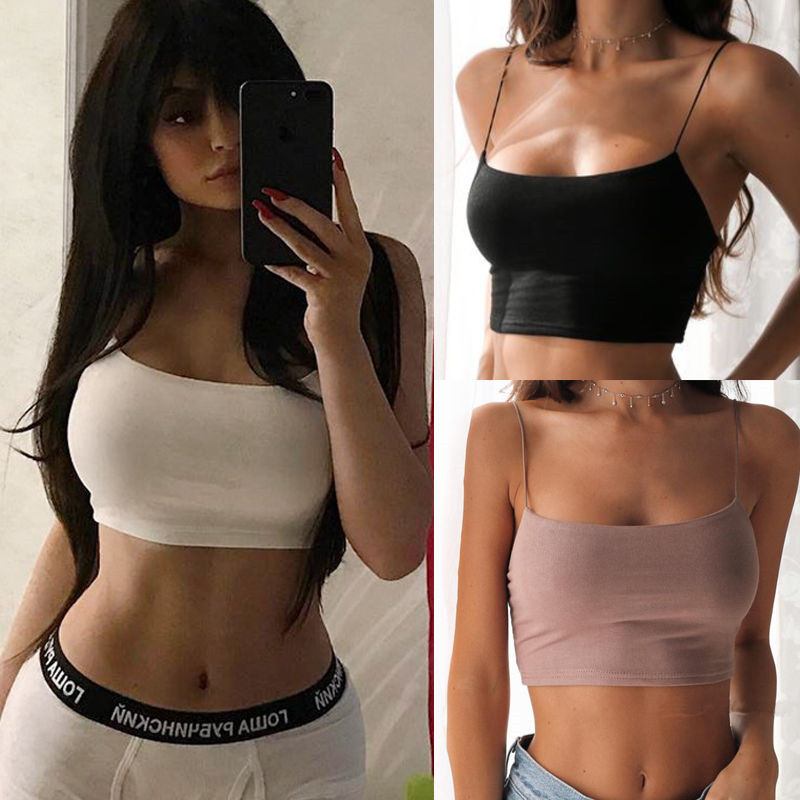 2024 nouvelle mode femmes Sexy culture hauts solide été Camis femmes débardeurs décontractés gilet sans manches culture hauts blusas