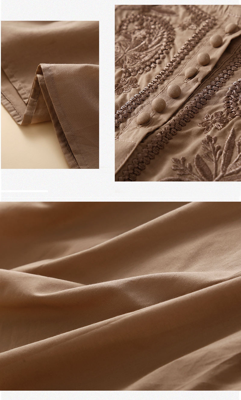Vêtements d'été rétro pour femmes, vêtements en coton et lin à fleurs, vêtements de bureau pour femmes, nouvelle arrivée tendance, confortables
