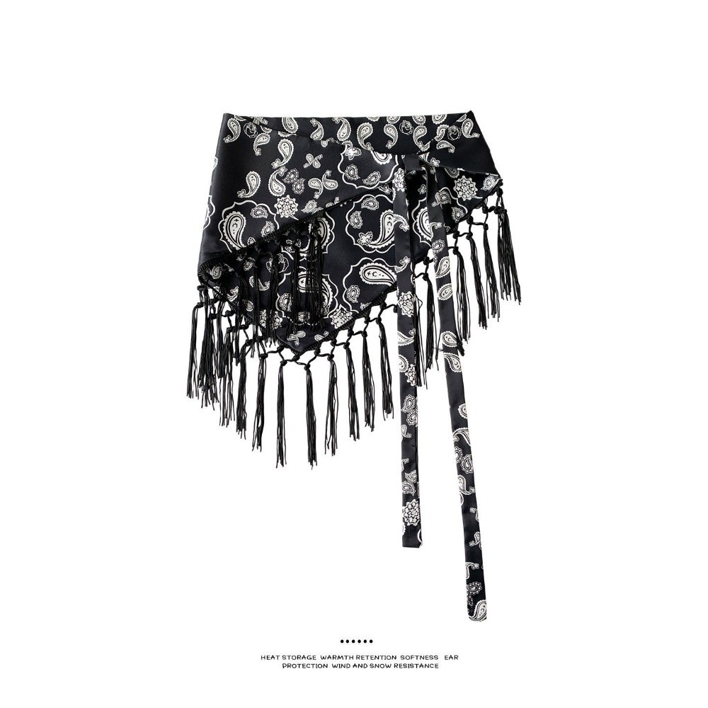 Nouvelle ceinture triangulaire à franges, broderie exquise, style bohème, ceinture écharpe décorative à franges pour la taille, printemps-été