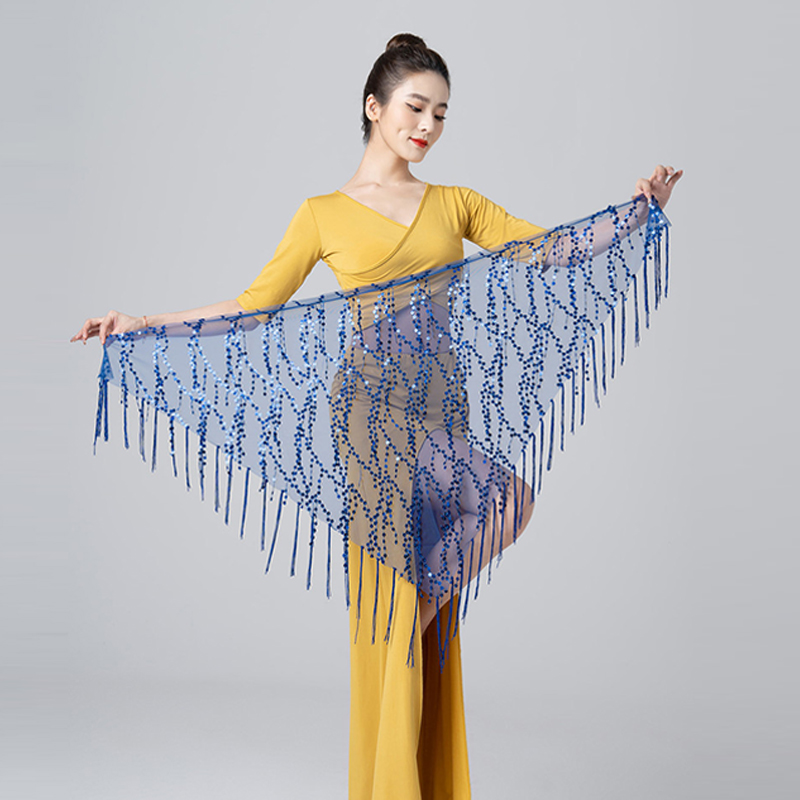 Costumes de danse du ventre pour femmes, nouveau Style, paillettes scintillantes, ceintures de danse du ventre indiennes, mouchoir de hanche, écharpes de danse pour femmes