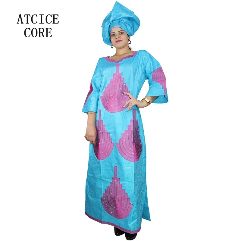 Robes africaines pour femmes, dashiki, bazin riche, broderie, vêtements à la mode