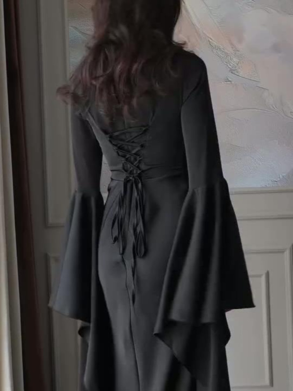 Eid femmes musulmanes Robe Abaya manches évasées robes Largos fête Caftan Jalabiya Ramadan robes longues dubaï caftan Robe arabe 2025