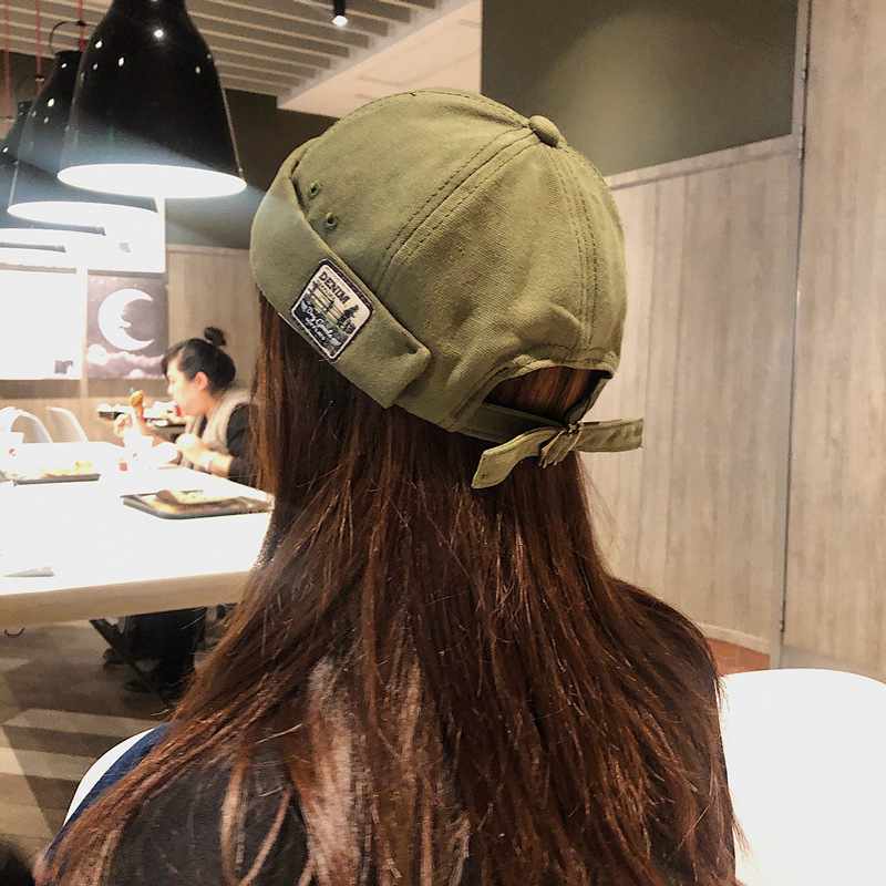 Chapeau dôme sans bords en coton doux pour hommes et femmes, couleur unie, casquette Docker réglable en Melon, unisexe, Hip Hop Street, chapeaux de propriétaire