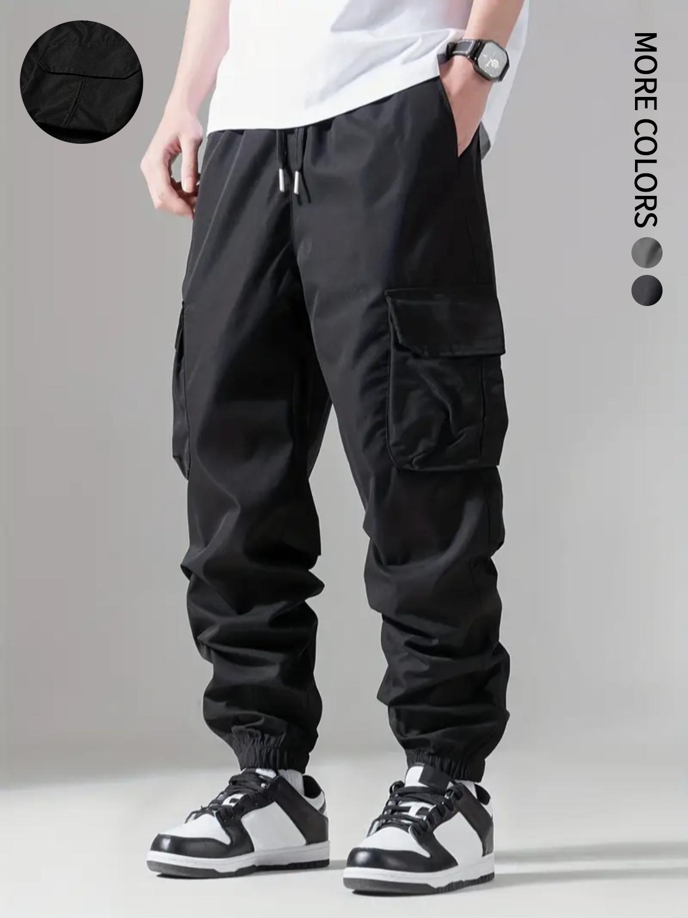 Pantalons pour hommes, pantalons à neuf points, sport décontracté, salopette fine, fitness, course à pied, tissus confortables, simples et polyvalents, à la mode