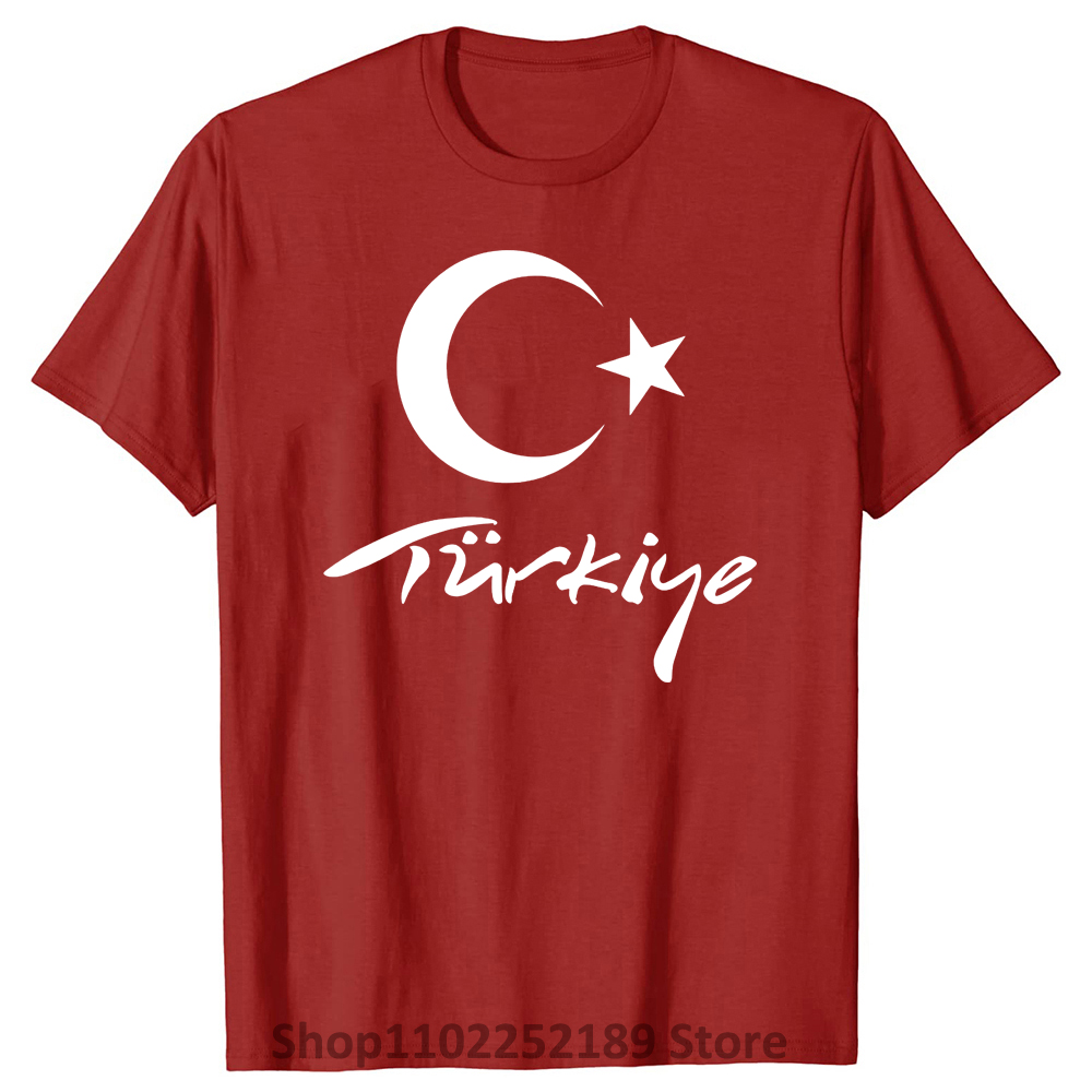 T-shirt de sensation nationale de la Turquie pour hommes, Économie TUR, équipe de la nation, coton, T-shirt GérY-Streetwear, t-shirts du pays turc