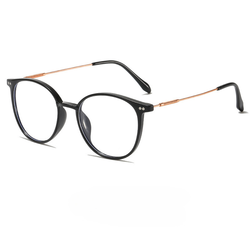 Lunettes de lecture tendance pour femmes, nouveau style rond, anti-lumière bleue, pour ordinateur, avec correction de la vue
