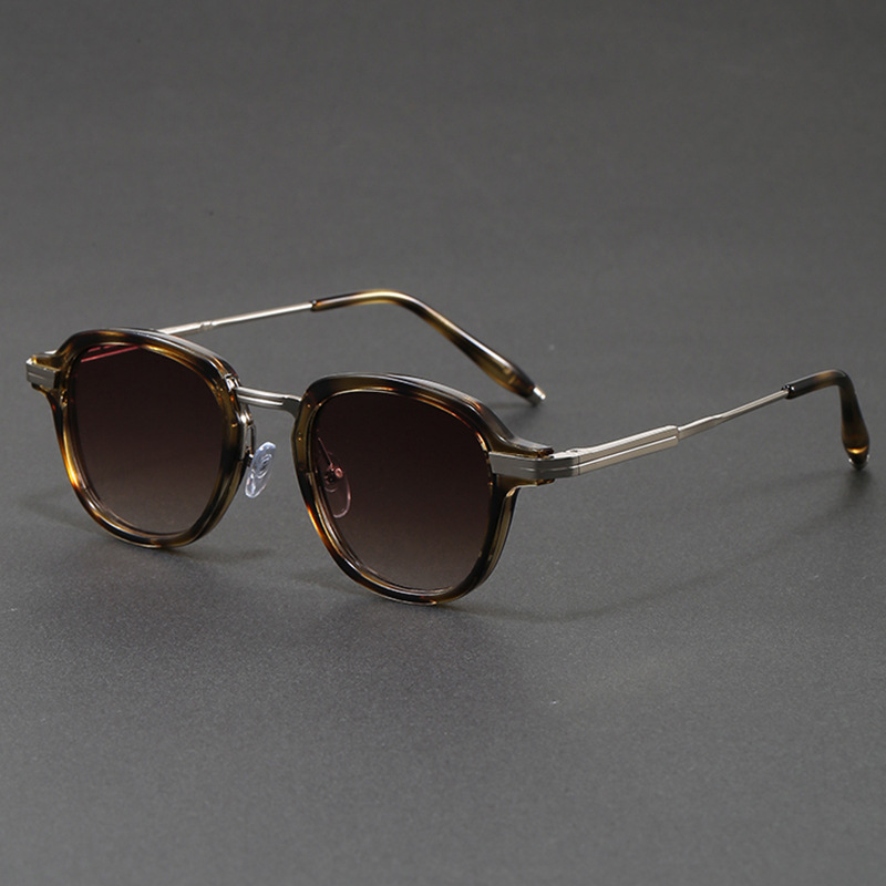 Lunettes de soleil rondes vintage pour femmes et hommes, lunettes tendance, monture ronde géométrique rétro, design simple, protection UV400, hommes femmes