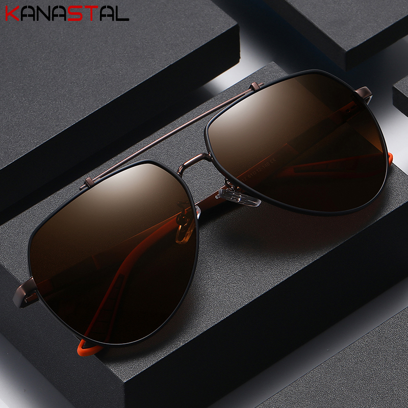 Hommes lunettes de soleil UV400 lunettes de soleil polarisées femmes lunettes en métal cadre en plein air voyage cyclisme lunettes Anti-éblouissement ombre lunettes