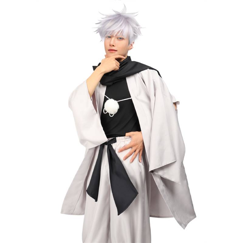 Veste kimono DAZCOS pour hommes avec écharpe, costume de cosplay d'anime, tenues pour adultes, kimono japonais, vêtements pour Comic-Con et carnaval