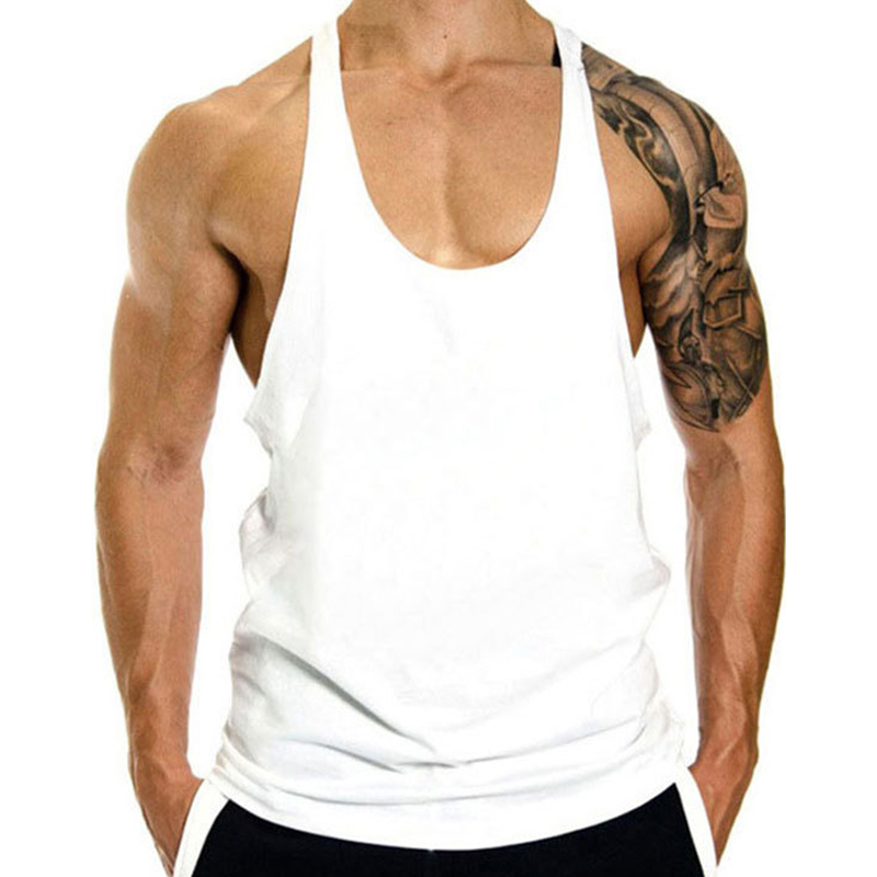 Vêtements de Fitness T-shirts de gymnastique bretelles homme haut de sport hommes sweat sans manches vêtements pour hommes gilets à cordes chemise de musculation