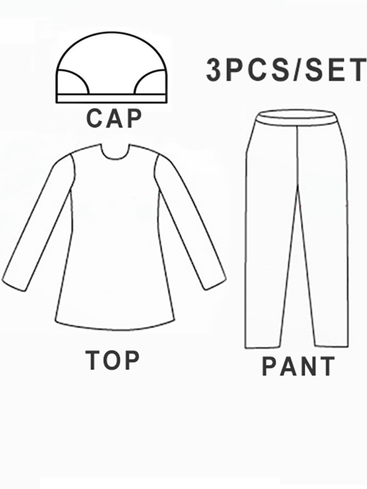 Maillot de bain musulman pour femmes, modeste, burkini, à la mode, couverture complète, conservateur, tenue de bain islamique