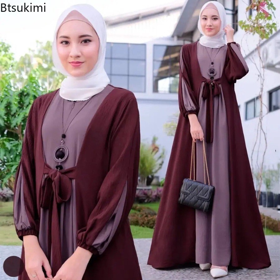 Abayas élégantes pour femmes musulmanes arabes, robes maxi, kaftans de Dubaï et d'Arabie Saoudite, robes de soirée islamiques, kaftans du Ramadan, robes modestes, vestidos