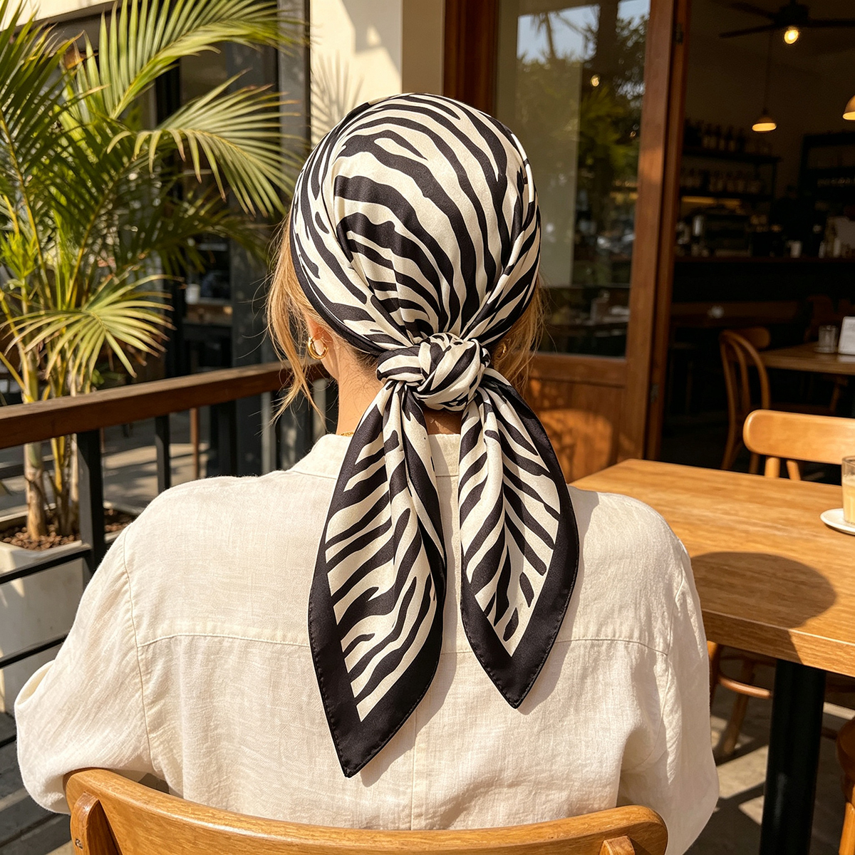 Châle imprimé de luxe, foulard carré pour femmes, hijab, foulard en satin doux, bandeaux pour cheveux, ruban, bandeau, bandana