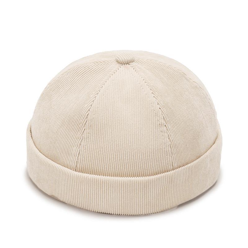 Mode hommes Docker casquette Skullcap rétro marin casquette Beanie chapeaux hommes femmes seau casquette sans bride chapeau Skullcap Bonnet Hip Hop chapeau