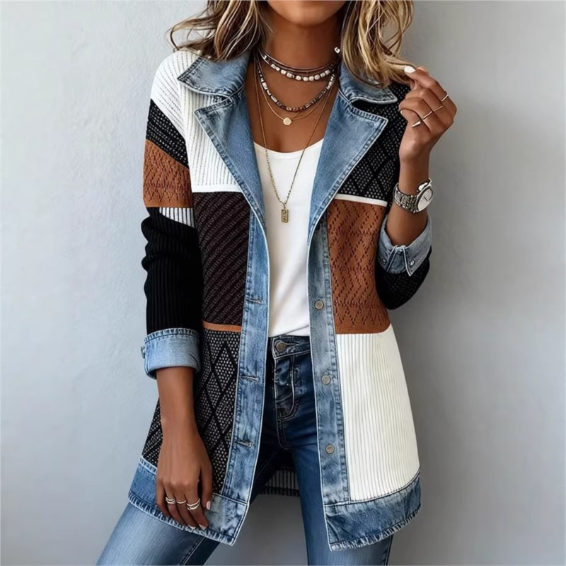 Manteau Décontracté 2026 Nouvelle Collection Automne – Veste Longue Élégante et Ajustée à Manches Longues pour Femme – Blouse Streetwear