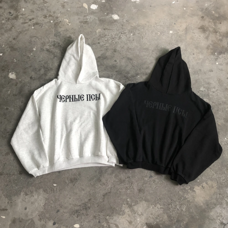 SAINT OF MICHAEL mode 1:1 KANYE WEST Streetwear sweat DONDA imprimé velours décontracté ample surdimensionné hauts à capuche pour hommes